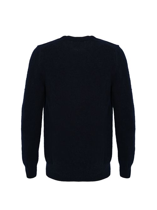 Maglione in misto lana Blu notte Alpha studio | AU-3172C1001